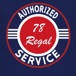 Authorized Service 1978 Chrysler Regal Dark T Shirt