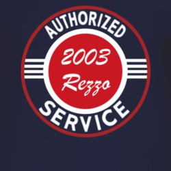 Authorized Service 2003 Chevy Rezzo Dark T Shirt