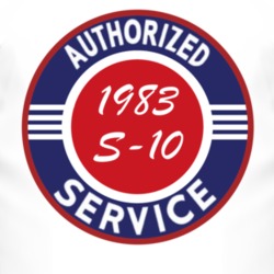 Authorized Service 1983 Chevy S-10 T Shirt