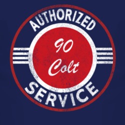 Authorized Service 1990 Dodge Colt Distressed Look Dark T Shirt