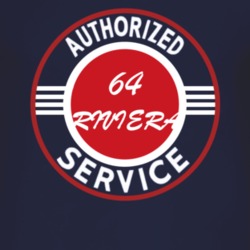 Authorized Service 1964 BUICK RIVIERA Dark T Shirt