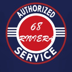 Authorized Service 1968 BUICK RIVIERA Dark T Shirt