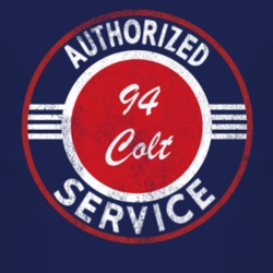 Authorized Service 1994 Dodge Colt Distressed Look Dark T Shirt