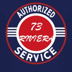 Authorized Service 1973 BUICK RIVIERA Dark T Shirt