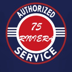 Authorized Service 1975 BUICK RIVIERA Dark T Shirt