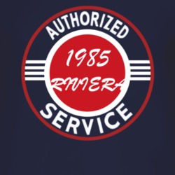 Authorized Service 1985 BUICK RIVIERA Dark T Shirt