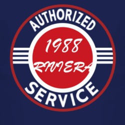 Authorized Service 1988 BUICK RIVIERA Dark T Shirt