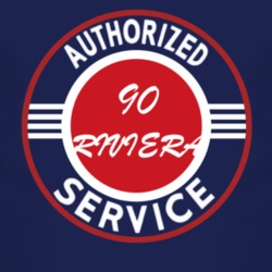 Authorized Service 1990 BUICK RIVIERA Dark T Shirt