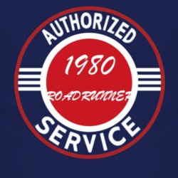 Authorized Service 1980 PLYMOUTH ROADRUNNER Dark T Shirt