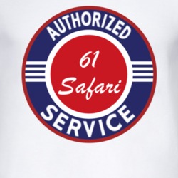 Authorized Service 1961 Pontiac Safari T Shirt