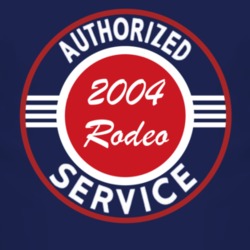 Authorized Service 2004 Chevy Rodeo Dark T Shirt