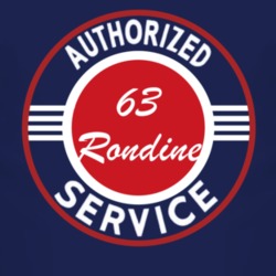 Authorized Service 1963 Chevy Rondine Dark T Shirt