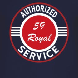 Authorized Service 1959 Chrysler Royal Dark T Shirt