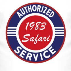 Authorized Service 1983 Pontiac Safari T Shirt