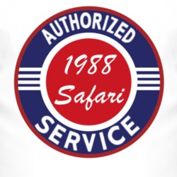 Authorized Service 1988 Pontiac Safari T Shirt