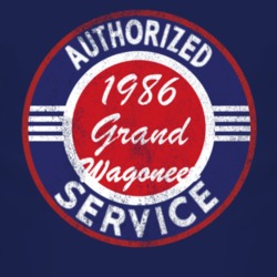 Authorized Service 1986 SJ?Jeep Grand Wagoneer Distressed Look Dark T 