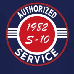 Authorized Service 1982 Chevy S-10 Dark T Shirt