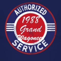 Authorized Service 1988 SJ?Jeep Grand Wagoneer Distressed Look Dark T 
