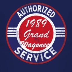 Authorized Service 1989 SJ?Jeep Grand Wagoneer Distressed Look Dark T 