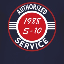 Authorized Service 1988 Chevy S-10 Dark T Shirt