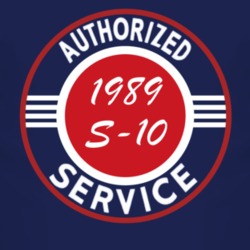 Authorized Service 1989 Chevy S-10 Dark T Shirt