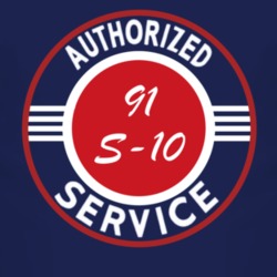 Authorized Service 1991 Chevy S-10 Dark T Shirt
