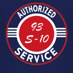 Authorized Service 1993 Chevy S-10 Dark T Shirt