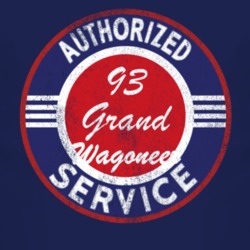 Authorized Service 1993 ZJ?Jeep Grand Wagoneer Distressed Look Dark T 