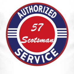 Authorized Service 1957 Studebaker Scotsman T Shirt