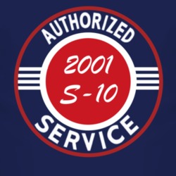 Authorized Service 2001 Chevy S-10 Dark T Shirt