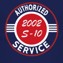 Authorized Service 2002 Chevy S-10 Dark T Shirt