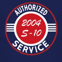Authorized Service 2004 Chevy S-10 Dark T Shirt
