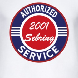 Authorized Service 2001 Chrysler Sebring T Shirt