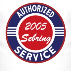 Authorized Service 2005 Chrysler Sebring T Shirt