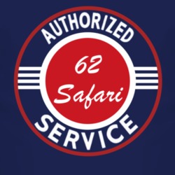 Authorized Service 1962 Pontiac Safari Dark T Shirt