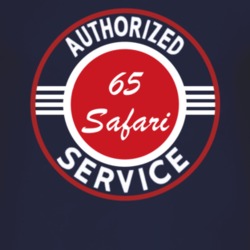 Authorized Service 1965 Pontiac Safari Dark T Shirt