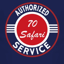 Authorized Service 1970 Pontiac Safari Dark T Shirt