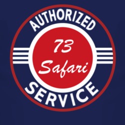 Authorized Service 1973 Pontiac Safari Dark T Shirt