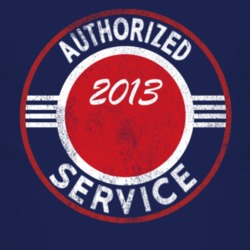 Authorized Service 2013 Compass Distressed Look Dark T Shirt