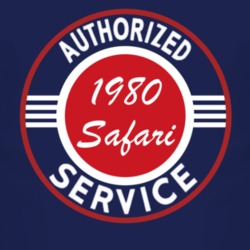 Authorized Service 1980 Pontiac Safari Dark T Shirt
