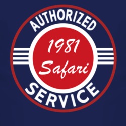Authorized Service 1981 Pontiac Safari Dark T Shirt