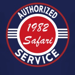 Authorized Service 1982 Pontiac Safari Dark T Shirt