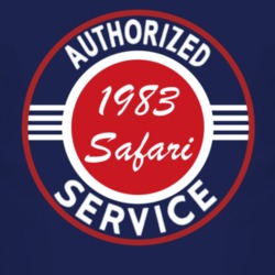 Authorized Service 1983 Pontiac Safari Dark T Shirt