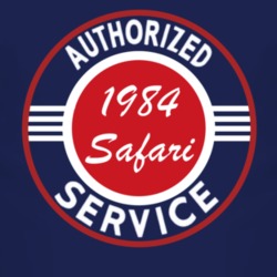 Authorized Service 1984 Pontiac Safari Dark T Shirt
