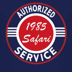 Authorized Service 1985 Pontiac Safari Dark T Shirt