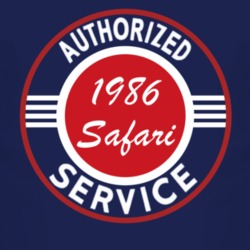 Authorized Service 1986 Pontiac Safari Dark T Shirt