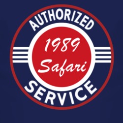 Authorized Service 1989 Pontiac Safari Dark T Shirt