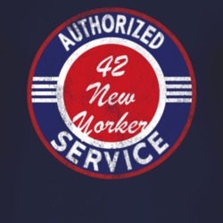 Authorized Service 1942 Chrysler New Yorker Distressed Look Dark T Shi