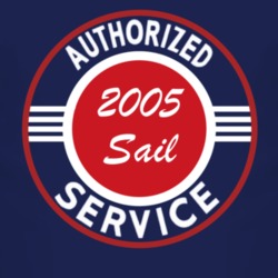 Authorized Service 2005 Chevy Sail Dark T Shirt