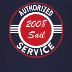Authorized Service 2008 Chevy Sail Dark T Shirt